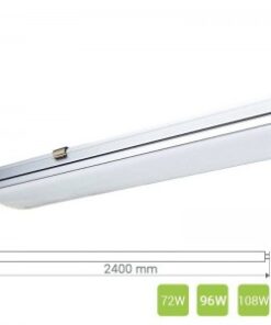 Linear LED Light T20 (2400mm, 72-108 W)