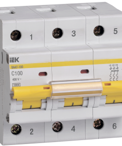 VA47-100 3Р 100А 10kA curba C IEK