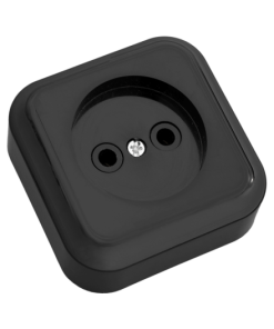 Priza 2P +Е negru ПРАЛЕСКА СВПР РА16-254