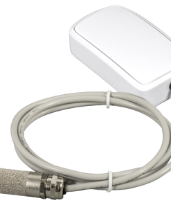 Temperature and humidity sensor with external probe