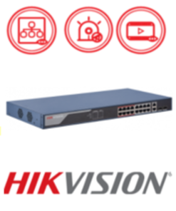 DS-3E1318P-EI/M Switch Smart PoE (16port PoE Long Distance)