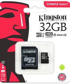MicroSD Kingston 32GB (Class10) UHS-I (U1)+SD adapter