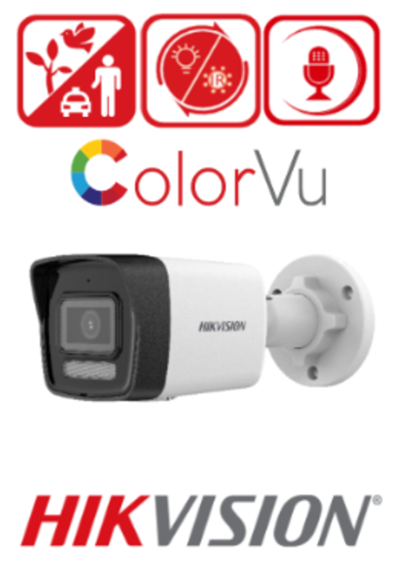 DS-2CD1083G2-LIU (IR/Led ColorVu + Acusense Bullet 8Mpx 2.8mm)