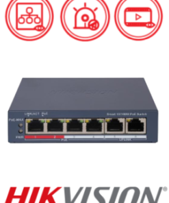 DS-3E1106P-EI Switch PoE (4 Port Fast Ethernet Smart POE Switch + 2 RJ45 port)