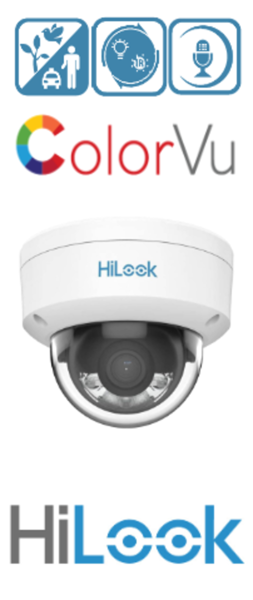 IPC-D140HA-LU (DUAL-LIGHT BULLET 4MPX 2.8MM) HILOOK