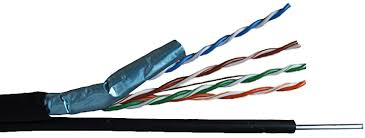 Cablu extern FTP 4*2*0.50 Cat.5E cu tros (6140)