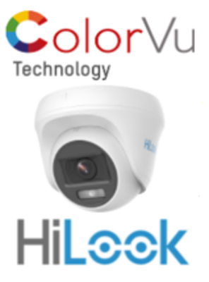 THC-T129-P HD TVI Camera (ColorVu Dome 2 Mpx 2.8mm) HiLook