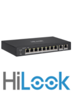 SWITCH POE HILOOK NS-0310P-60 8+2PORT