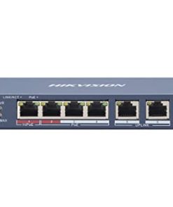 Switch PoE DS-3E0106HP-E (4 PoE + 2Uplink)