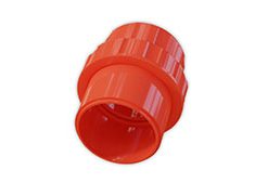 Фитинг красный прямой  25 мм AMERICANCA cirrus