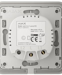 Ajax LightCore (2-gang) [55] (8EU) Releu pentru LightSwitch