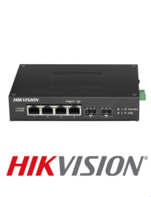 INDUSTRIAL POE SWITCH DS-3T0506HP-E/HS (4PORT POE + 2 GIGABIT SFP)