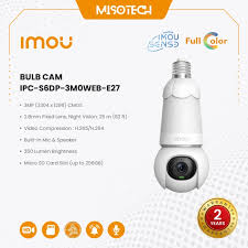 IPC-S6DP-3M0WEB IMOU 3Mp 2.8mm Bulb Cam 3K WiFi