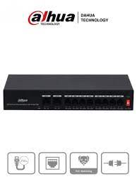 Switch PoE DH-PFS3010-8ET-65  (8+2)