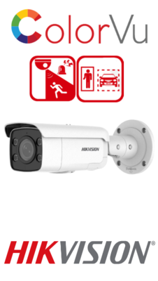 DS-2CD2T87G2-LSU/SL IP Camera (ColorVu, Acusense 8Mpx 2.8mm)