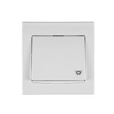 Întrerupător unitar cu revenire Schneider-Electric anya 10 A 250 V alb