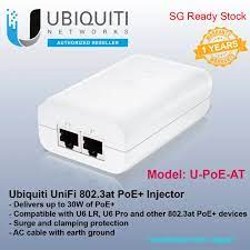 PoE Injector Ubiquiti  U-PoE-at-  EU